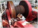 Tow Winch Brake DrumIn-Situ Machining work
